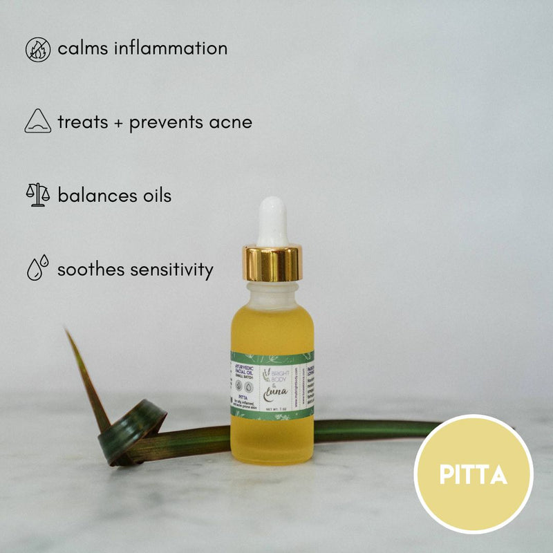 Ayurvedic Facial Oils Facial Oil for Acne Bright Body