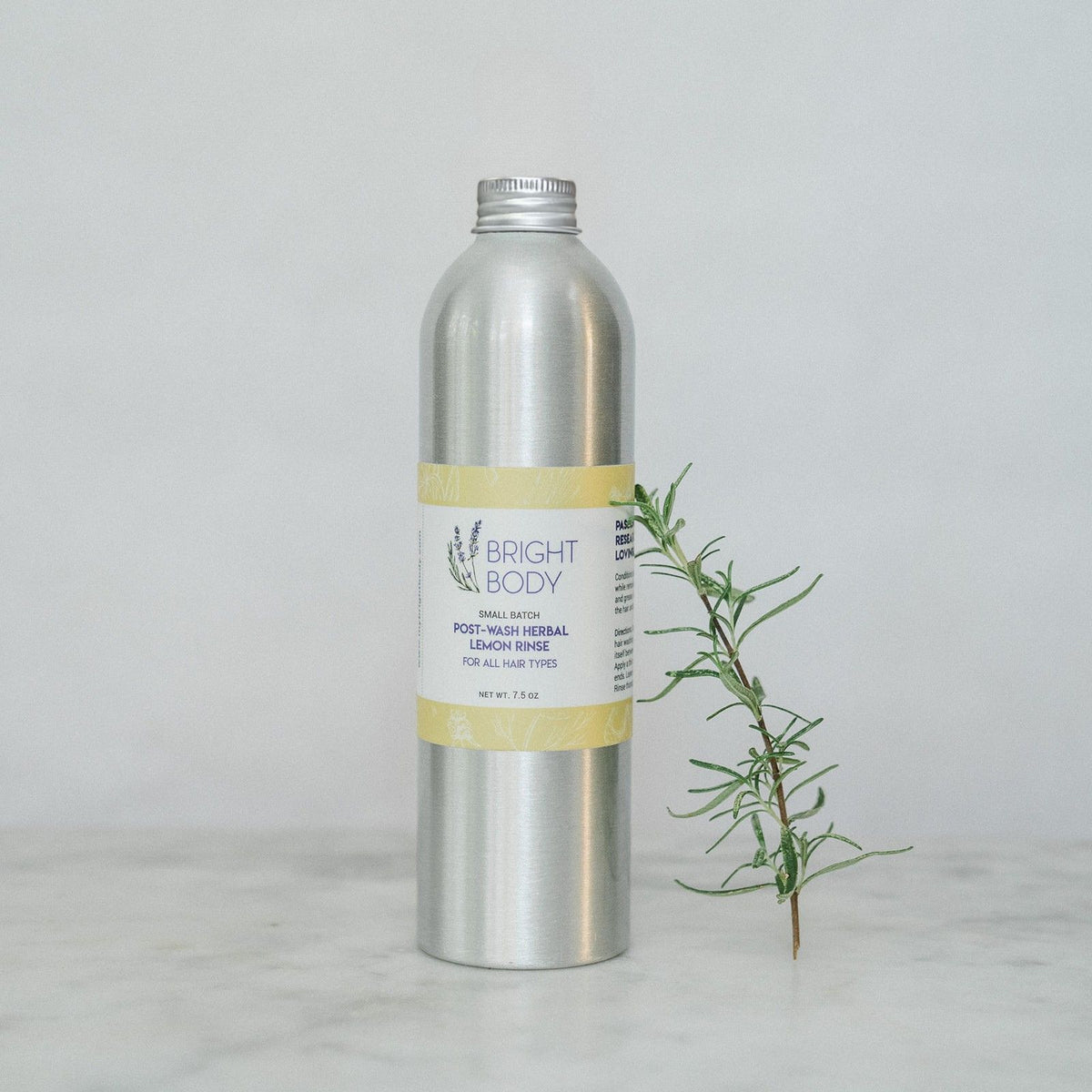 Post-Wash Herbal Lemon Rinse