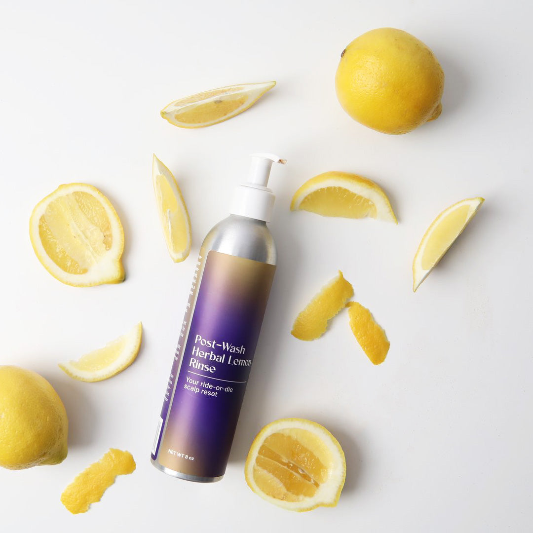 Post-Wash Herbal Lemon Rinse