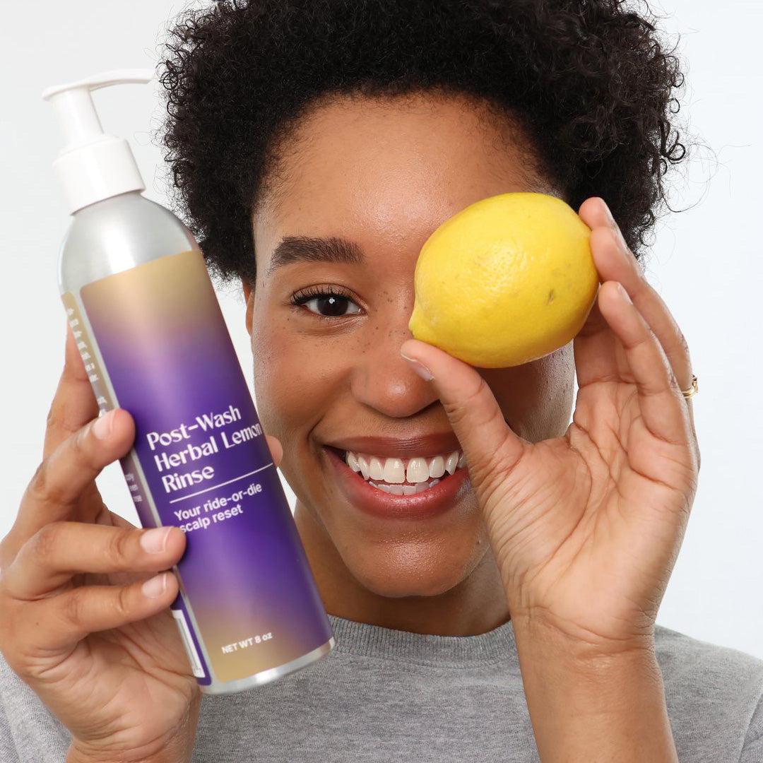 Post-Wash Herbal Lemon Rinse