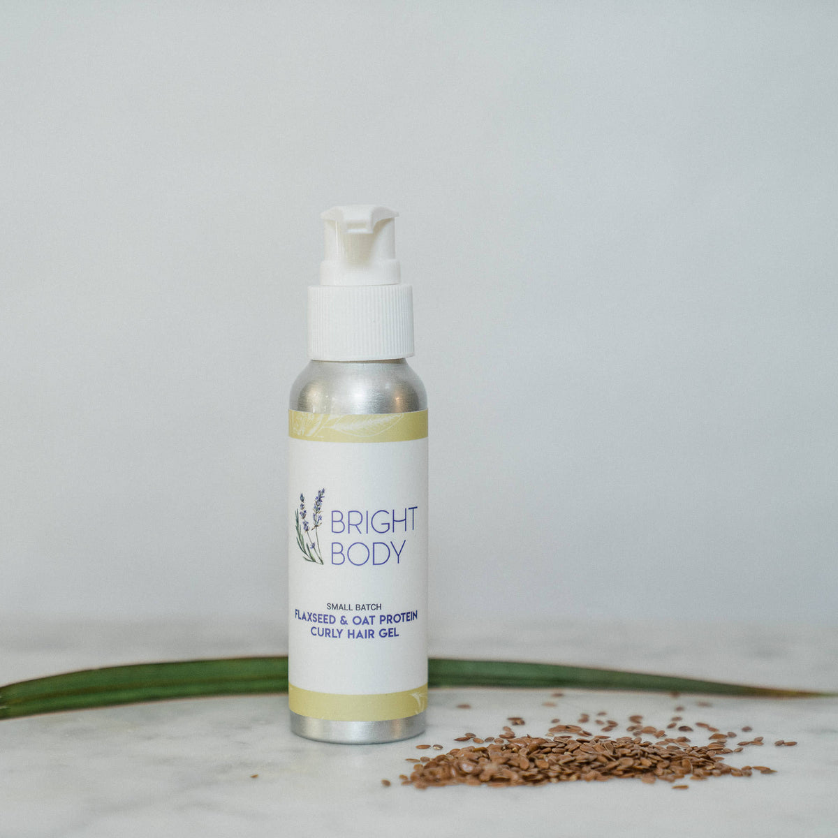 Flaxseed and Oat Protein Curly Hair Gel Organic Curly Hair Products