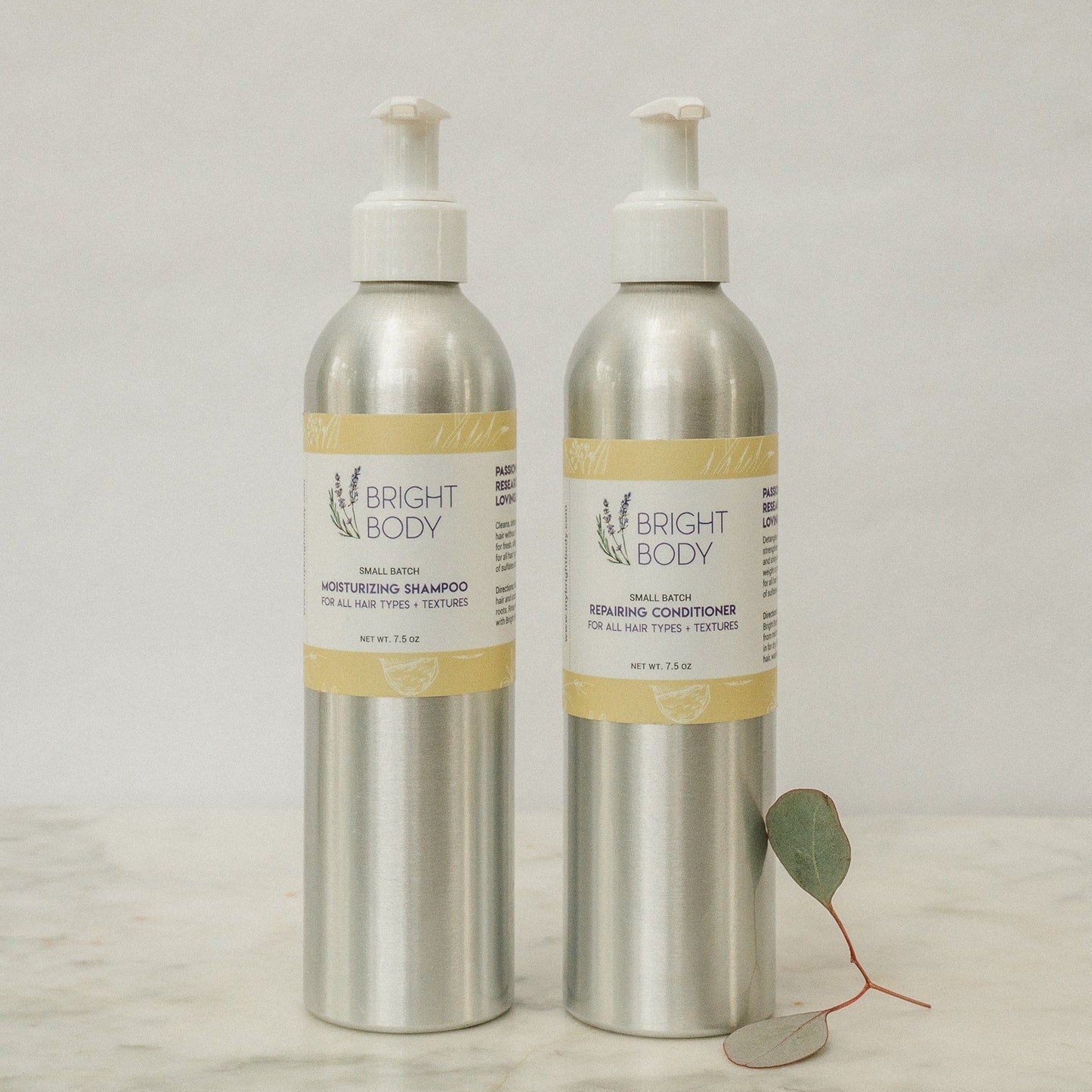 Refillable Shampoo and Conditioner