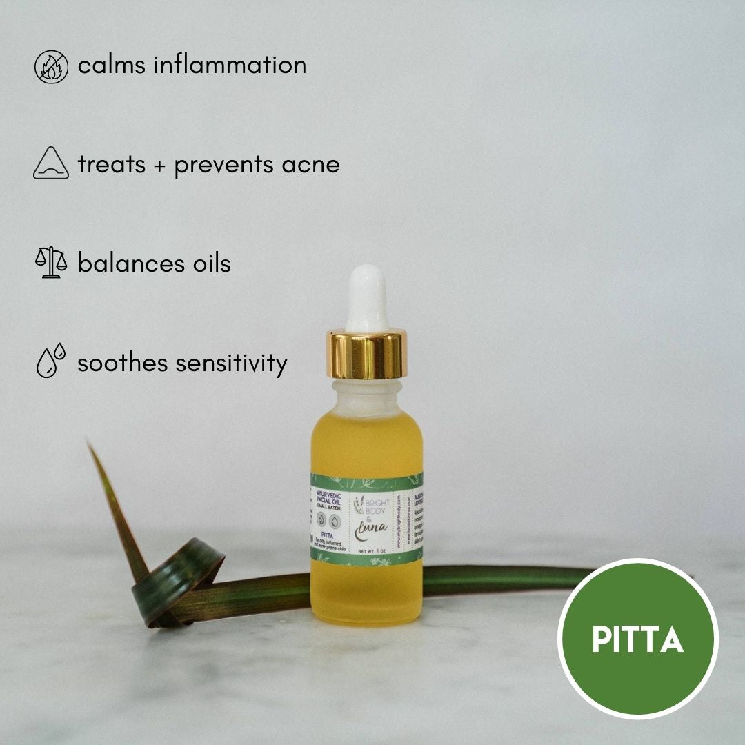 Pitta Ayurvedic Facial Oil for Acne