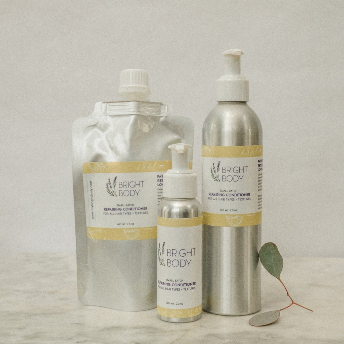 Refillable Shampoo and Conditioner