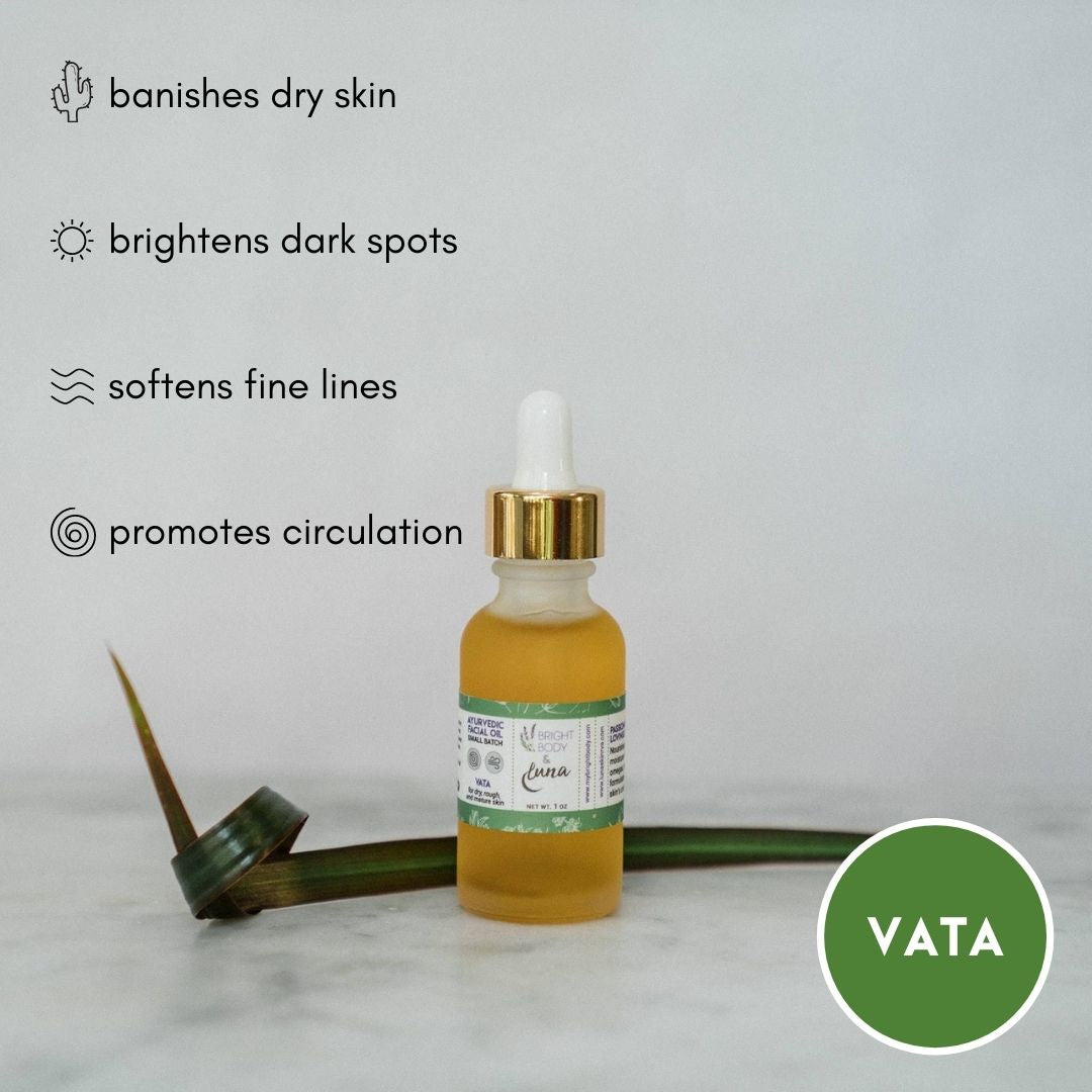 Vata Ayurvedic Facial Oil Anti Aging